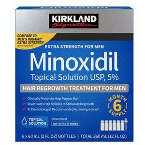 [New] Kirkland Minoxidil 5% Extra Strength Hair Regrowth Treatment Men 6 Months